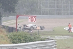 Wet conditions during the second qualifying session