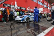 Action in the pitlane